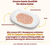 Almo Nature HFC Mokra naturalna karma dla kotów - udka z kurczaka, opakowanie 24 szt. (24 x 70 g)