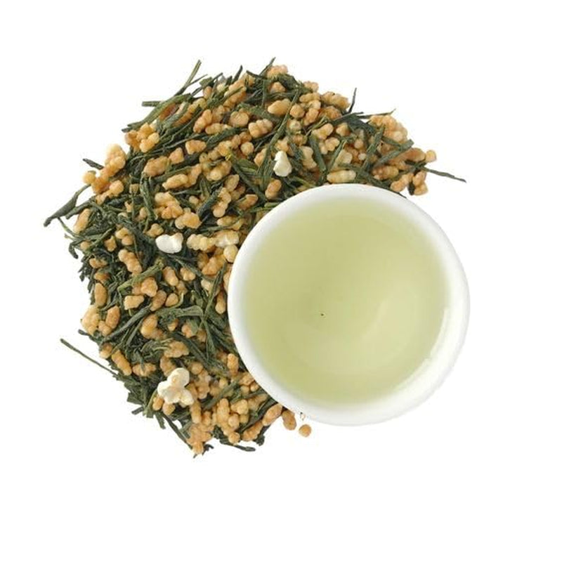Herbata zielona Umami Bio Genmaicha z kultur japońskich, 100g - Herbata liściasta z ryżem smażonym -