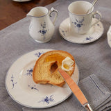 Kubek na mleko Villeroy & Boch Vieux Luxembourg, 300 ml, porcelana Premium, biały/niebieski, 1023410760, wielokolorowy