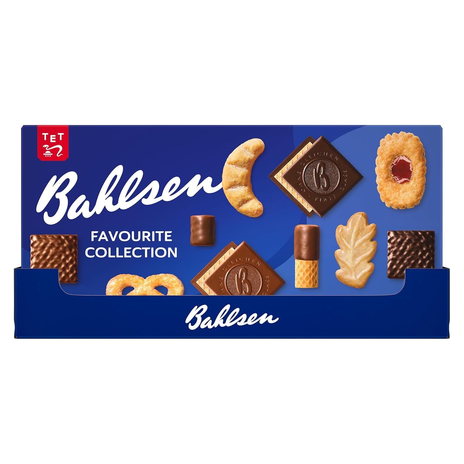 Bahlsen Favourite Collection Zestaw 6 chrupiących ciasteczek i wafli w kolorze ciemnej czekolady mlecznej (6 x 161 g / 966 g)