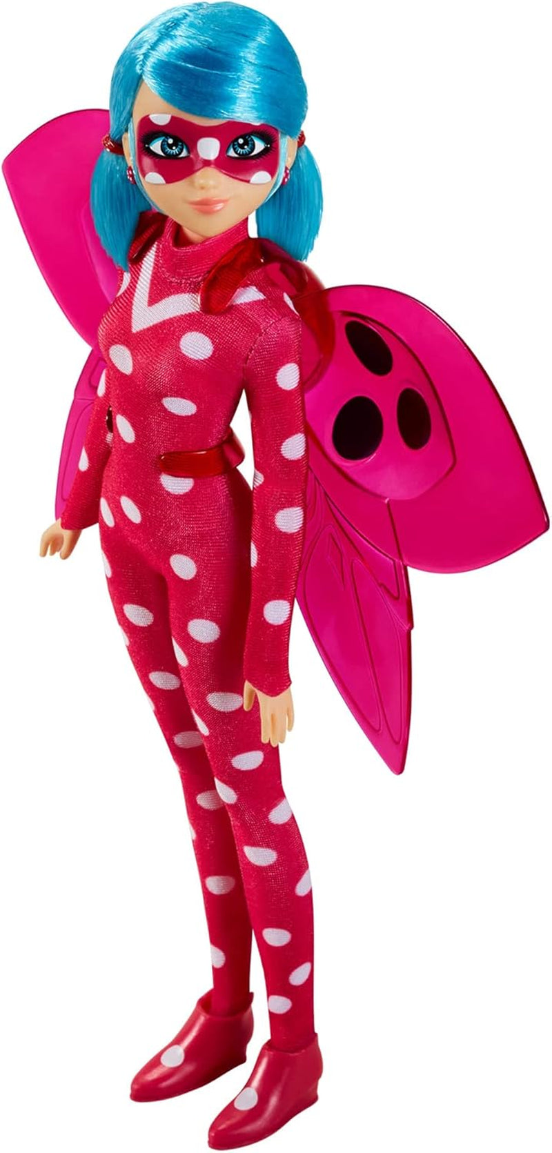 Bandai - Cudowna Biedronka - Lalka Marinette Zmiana koloru Niespodzianka - Cudowna lalka z przegubami, 26 cm + 3 niespodzianki - Losowy model - P50390 Dolls Naty Shop Cosmobug