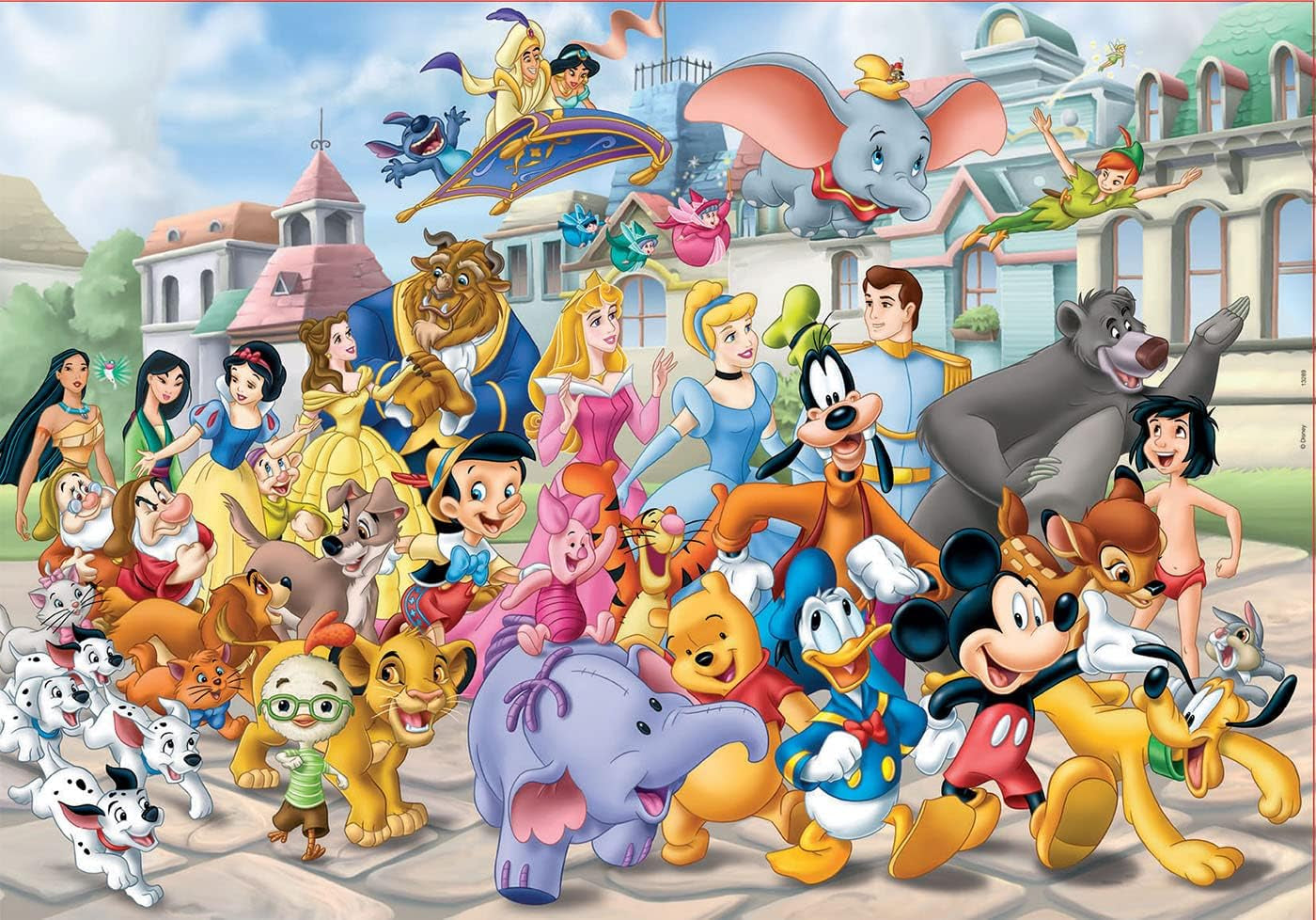 Educa - Puzzle 200 elementów | Parada Disneya, puzzle 200 elementów dla dzieci od 6 lat, Disney World (13289) Puzzle Naty Shop