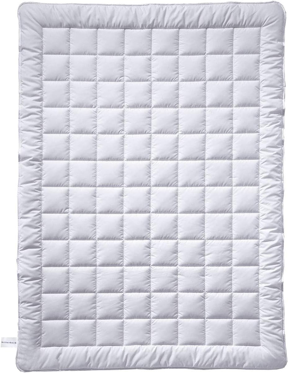 Kołdra Billerbeck Simone Superlight - kołdra jedwabna - 135 X 200 Cm - kołdra letnia, kołdra chłodząca, lekka kołdra letnia - 100% bawełna, biała Kołdry i kołdry Naty Shop 135X200 Cm