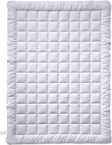 Kołdra Billerbeck Simone Superlight - kołdra jedwabna - 135 X 200 Cm - kołdra letnia, kołdra chłodząca, lekka kołdra letnia - 100% bawełna, biała Kołdry i kołdry Naty Shop 135X200 Cm