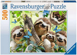 Ravensburger Puzzle 12000203 - Sloth Selfie - 500-elementowe puzzle dla dorosłych i dzieci powyżej 10 lat, puzzle z motywem zwierzęcym Puzzle Naty Shop Old design