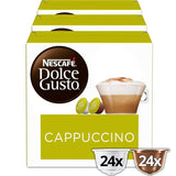 Latte Macchiato Vorratsbox 90 Kaffeekapseln (Aromatischer Espresso, 3-Schichten -Köstlichkeit aus feinem Milchschaum & Cappuccino