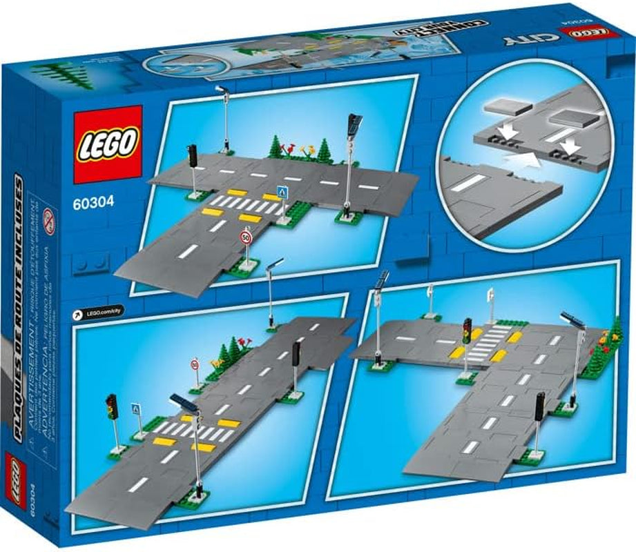 LEGO City Skrzyżowanie dróg ze światłami Zestaw do budowania ze świecącymi w ciemności klockami 60304 Zestawy do budowania w sklepie LEGO