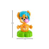 Lisek Fisher-Price Sync Squad, zabawka dla niemowląt i małych dzieci z muzyką i interaktywnymi światłami, od 9 miesiąca życia, wersja francuska, HYK94 Jucarii Bebe Naty Shop