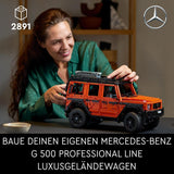 LEGO Technic Mercedes-Benz G 500 Professional Line, zestaw do budowania modelu samochodu klasy G, prezent dla dorosłych, zestaw luksusowego pojazdu terenowego, kolekcjonerski Mercedes, samochodzik zabawkowy 42177 Zestawy do budowania w sklepie LEGO