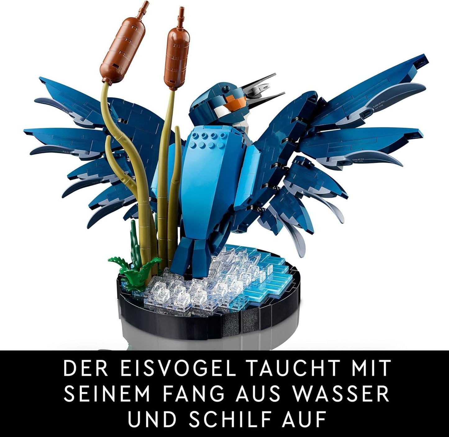 LEGO Icons Zestaw do budowania modelu zimorodka dla dorosłych, figurka ptaka do salonu lub biura, dekoracje domu i biura, prezent dla miłośników ptaków i ornitologów, kobiet i mężczyzn 10331 Zestawy do budowania Besuche den LEGO-Store