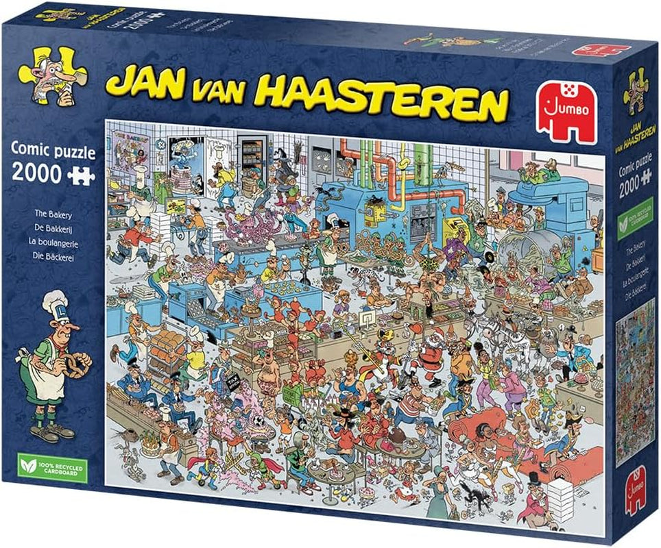 Jan Van Haasteren, Piekarnia, układanka 2000 elementów dla dorosłych Puzzle Naty Shop