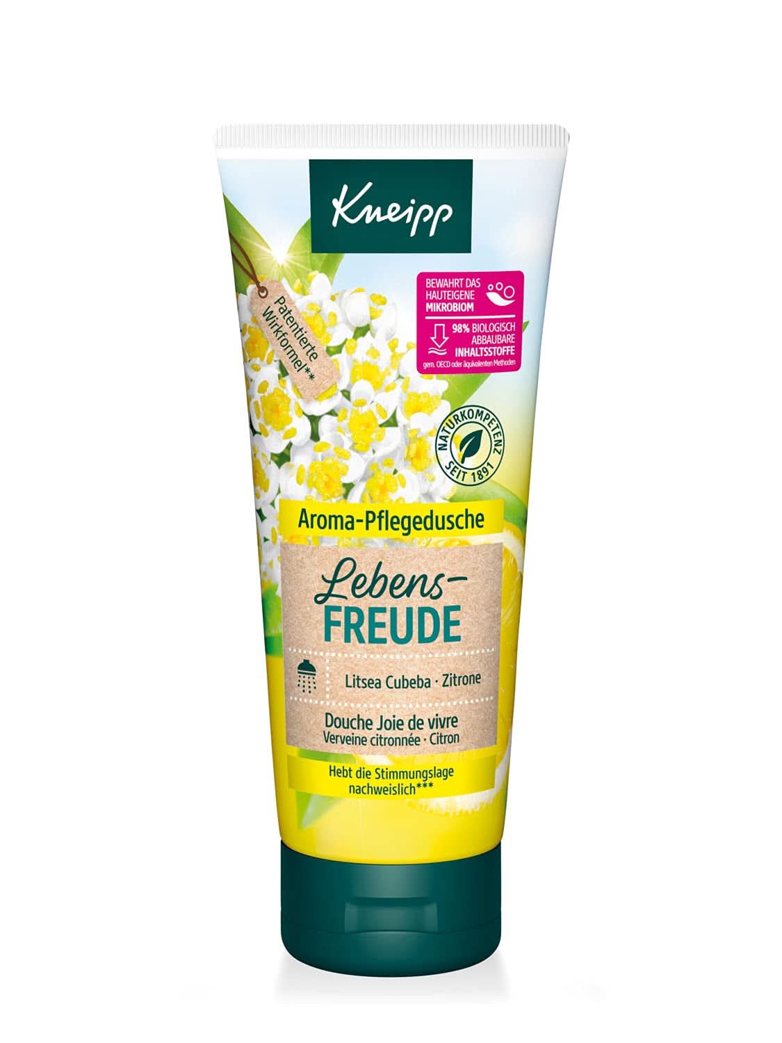 Kneipp Aroma, nawilżający żel pod prysznic, 200 ml Pod prysznic i do kąpieli Naty Shop 200 ml