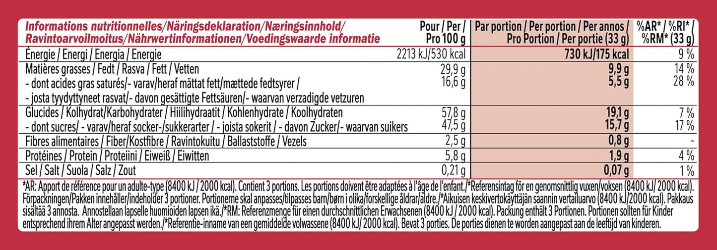 Nestlé Hazelnut Bar Chrupiący wafelek z kremowym nadzieniem z orzechów laskowych i marmurkową czekoladą, 2 opakowania (1 x 99 g)