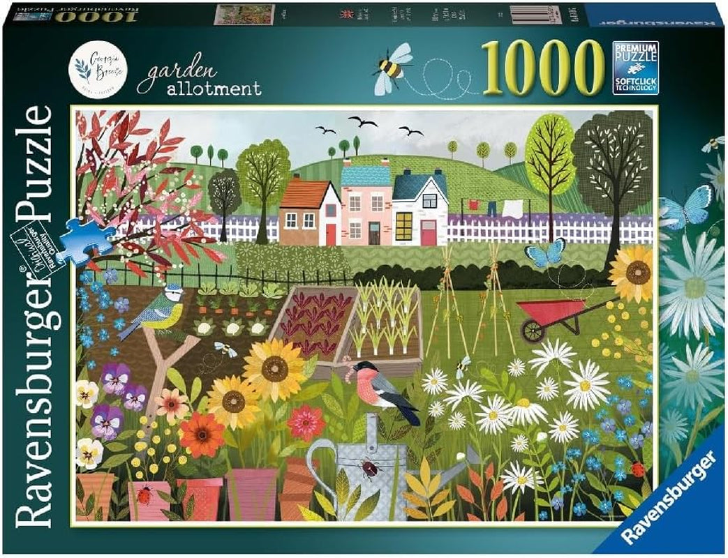 Ravensburger Puzzle 12001178 - Działka ogrodowa - 1000 elementów układanka dla dorosłych i dzieci powyżej 14 roku życia Puzzle Naty Shop Stary wzór