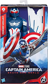 Marvel Studios Kapitan Ameryka Nowy wspaniały świat, Figurka Kapitana Ameryki Deluxe, 30 cm Figurki Naty Shop