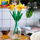 Żonkile LEGO Botanicals - Wielkanocne prezenty dla dziewcząt i chłopców - Sztuczne kwiaty dla dzieci - Bukiet kwiatów jako dekoracja pokoju lub biura - Prezent dla kobiet - 40747 Zestawy do budowania Besuche den LEGO-Store