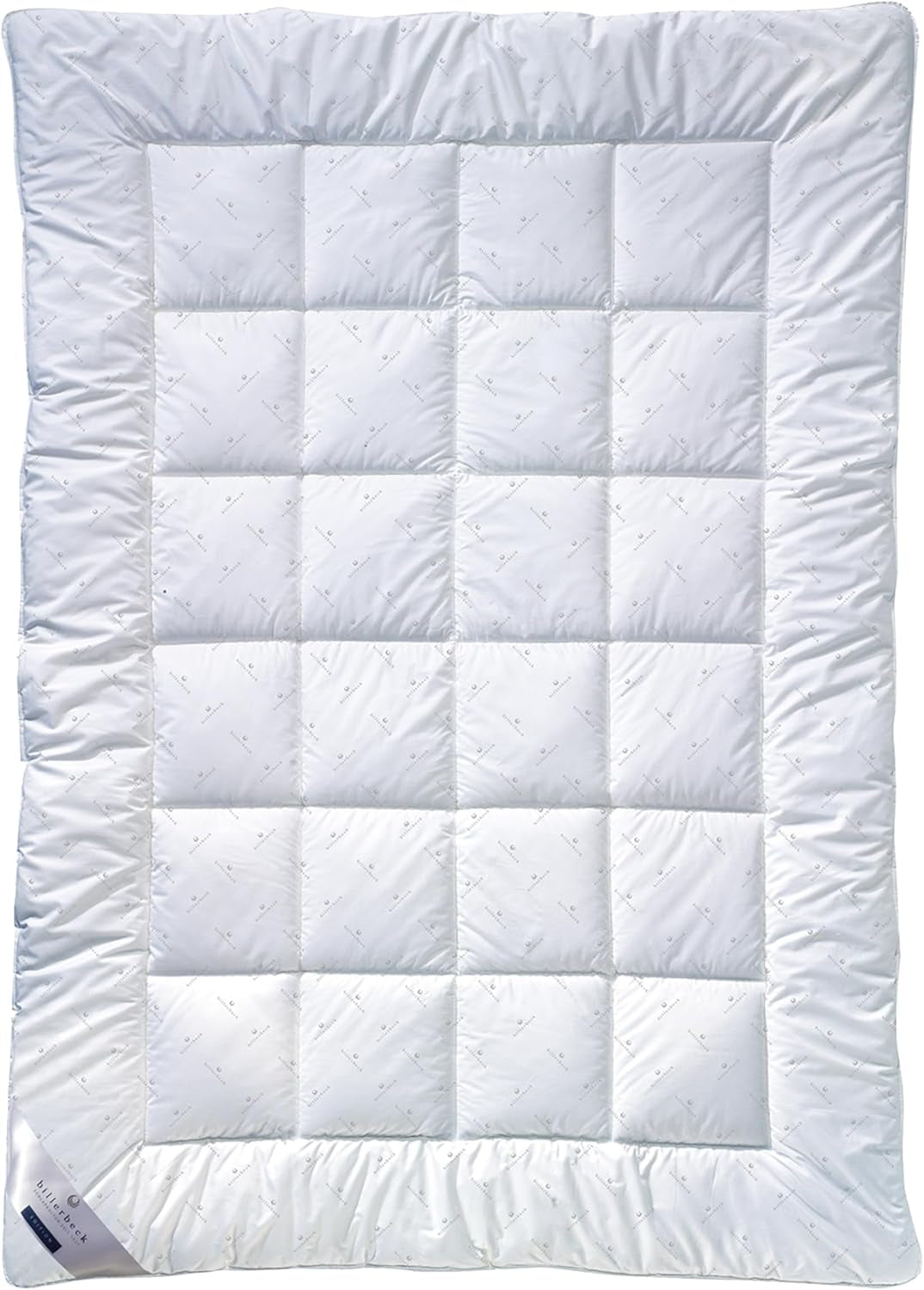 Kołdra Billerbeck E21 King Fibre - Kołdra z rafinowanego włókna Aloe Vera - 135 x 200 cm Kołdra całoroczna o średnim cieple, biała Naty Shop kołdry pojedyncze 135 x 200 cm średnie (M)