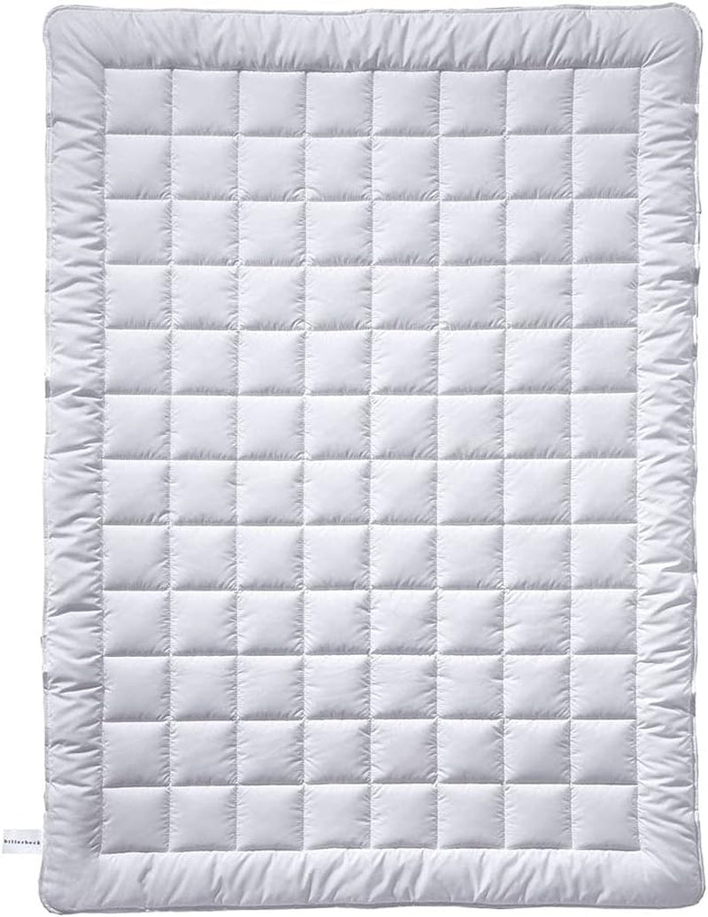 Kołdra Billerbeck Jasmin Superlight - kołdra letnia - 155 X 220 Cm - kołdra bawełniana, kołdra chłodząca - 90% wiskoza (bambus) 10% poliester (airsoft), biała Kołdry i kołdry Naty Shop Domyślny tytuł