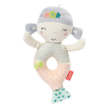 Fehn baby ring ring zabawka owieczka fehnNATUR - pluszowa zabawka z bawełną organiczną - zabawka dla dziecka z dzwonkiem i zabawną zabawką edukacyjną - zabawka z uchwytem dla niemowląt i małych dzieci od 0. miesiąca Baby Toys Naty Shop Mermaid