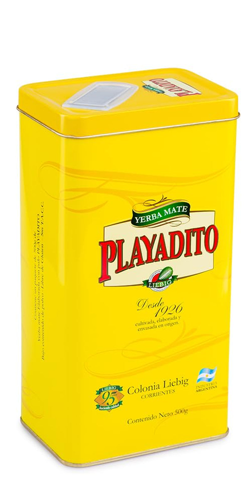 - Yerbero De Chapa Zawiera 500 g Yerba Mate z patyczkami, idealną do dzielenia się z przyjaciółmi