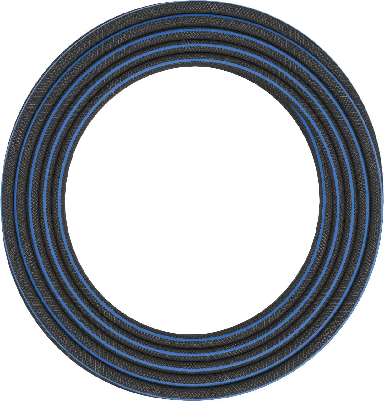 Wąż do wody Fiskars L, ochrona przed promieniowaniem UV, testowany ciśnieniowo, poziom sztywności skrętnej 4 (z 5), 30 m, Ø 1,3 cm (1/2"), 4,2 kg, czarny/pomarańczowy/niebieski, 1027105