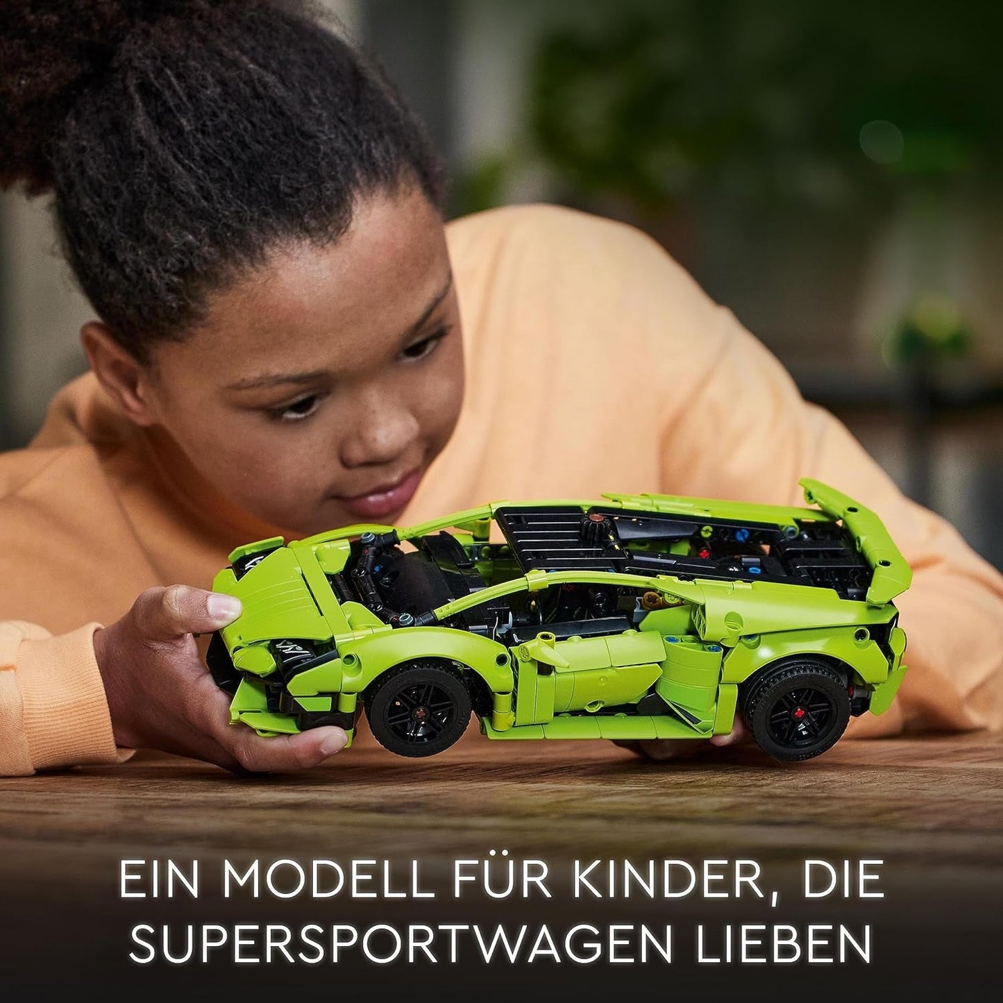 LEGO 42161 Technic Lamborghini Huracán Tecnica Zabawkowy model samochodu Zestaw do budowania samochodów wyścigowych dla dzieci Chłopcy Dziewczęta Kolekcja dla fanów sportów motorowych Zestawy upominkowe do budowania Besuche den LEGO-Store