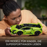 LEGO 42161 Technic Lamborghini Huracán Tecnica Zabawkowy model samochodu Zestaw do budowania samochodów wyścigowych dla dzieci Chłopcy Dziewczęta Kolekcja dla fanów sportów motorowych Zestawy upominkowe do budowania Besuche den LEGO-Store