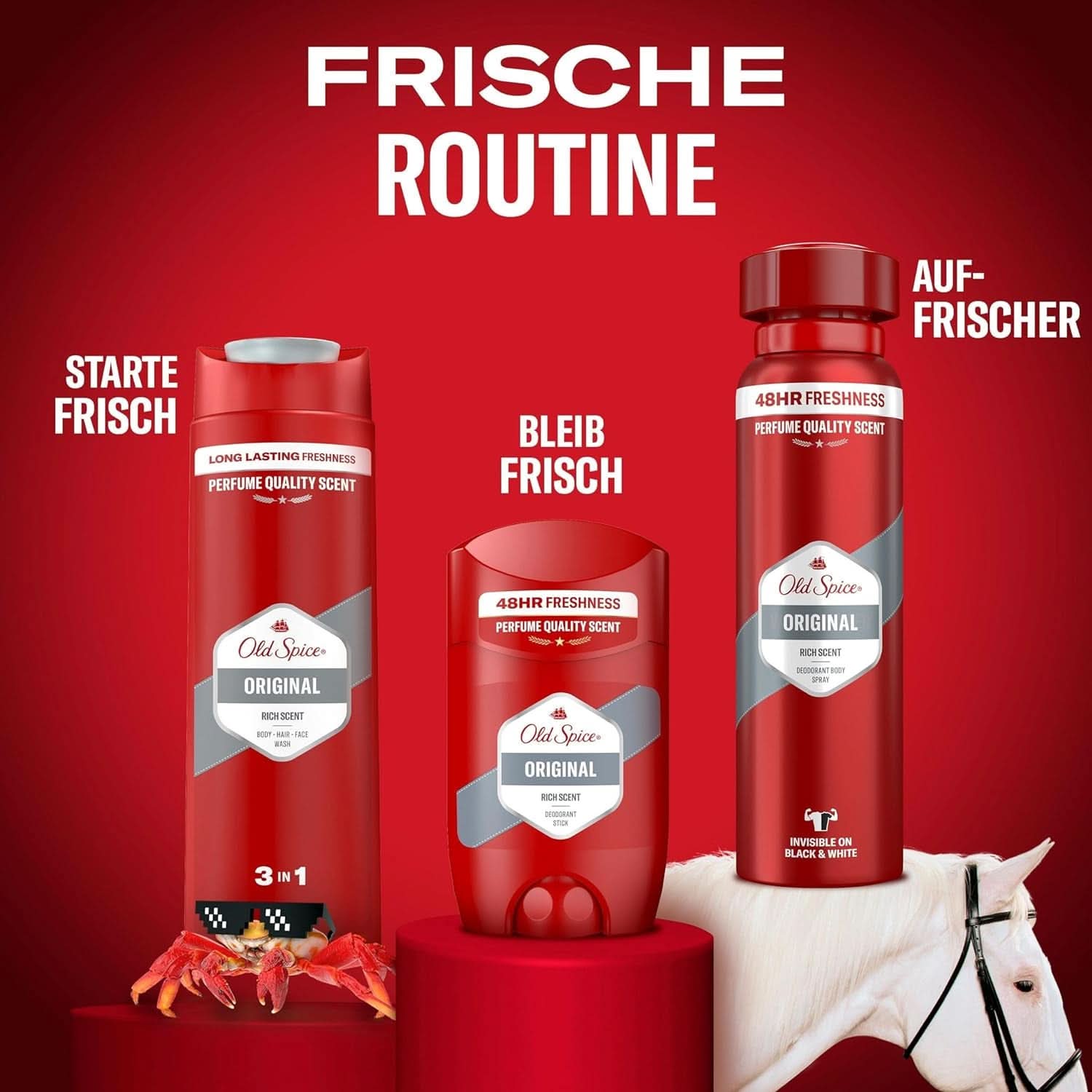 Old Spice Original Żel pod prysznic i szampon 3 w 1 dla mężczyzn, 400 ml pod prysznic i do kąpieli Naty Shop