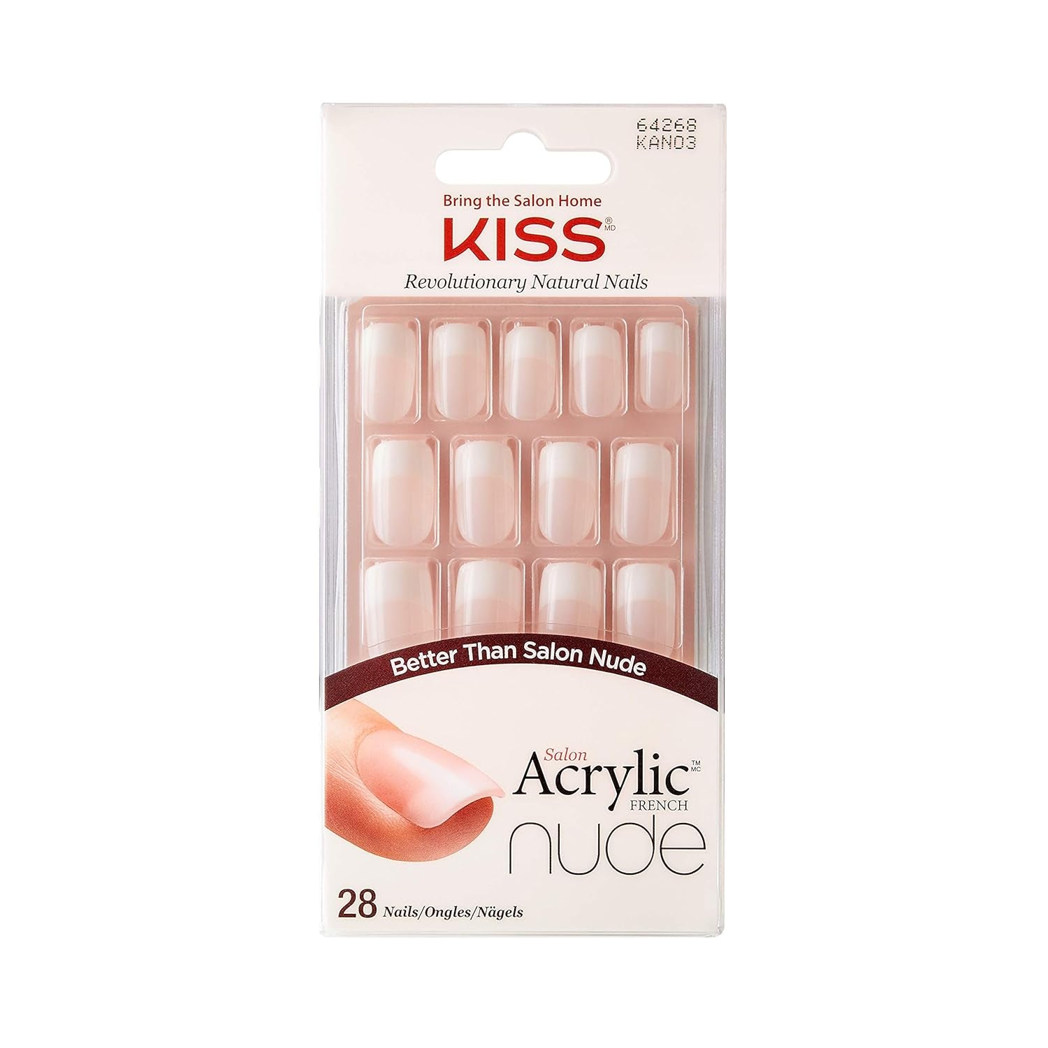 Kiss Nude Nails Cashmere & Nude Nails Niesamowite paznokcie
