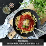 Ankerkraut Italienische Kräuter, mediterranes Universalgewürz für Pasta, Pizza und Salade, 25 g w Korkenglas