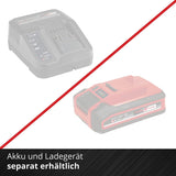 Bezprzewodowy ekspres do kawy Einhell TE-CF 18 Li-Solo Power X-Change (18 V, zbiornik na wodę 240 ml, na kawę filtrowaną i kapsułki z kawą, uchwyt do przenoszenia, w komplecie filiżanka z pokrywką, bez akumulatora)