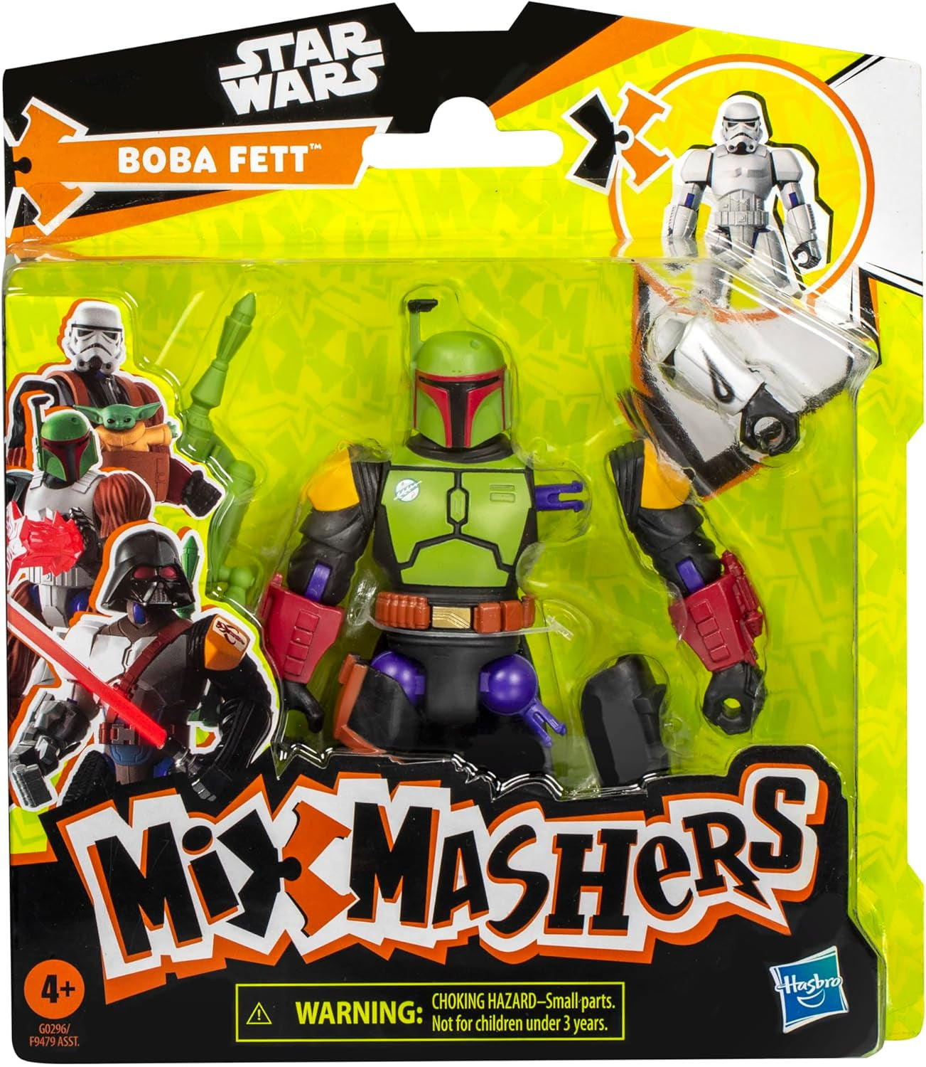 Star Wars Mixmashers Boba Fett Konfigurowalna figurka i akcesoria do łączenia i dopasowywania Figurki Naty Shop