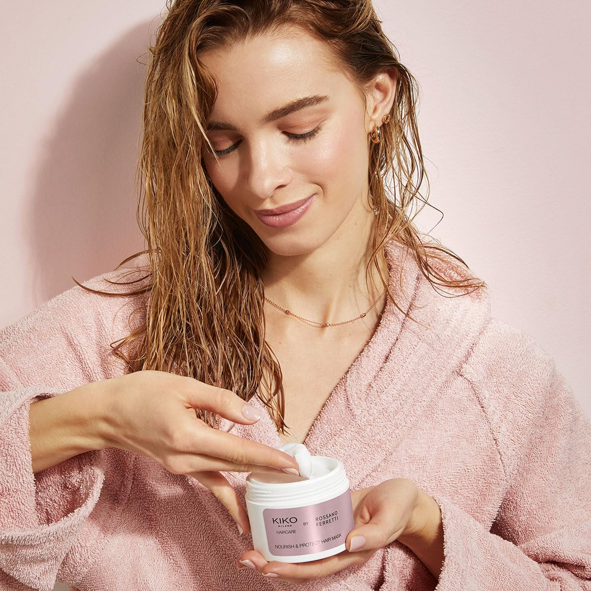 KIKO Milano Nourish & Protect Hair Mask, Odżywczo-regenerująca maska do włosów Naty Shop maska do włosów