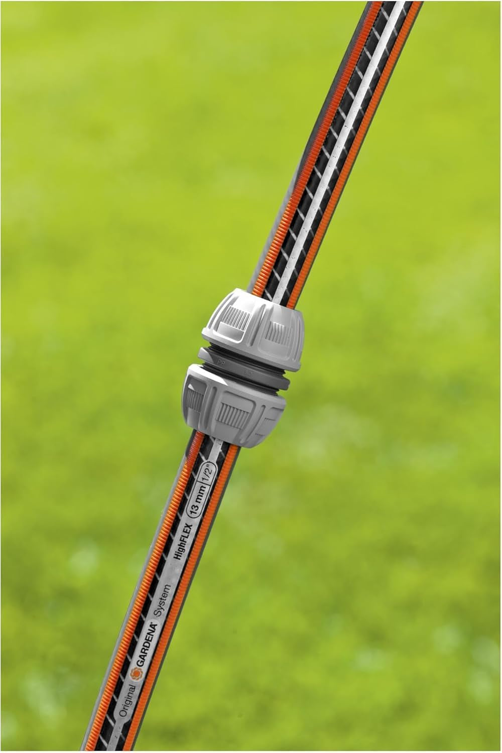 Gardena 13 mm (1/2 cala) i 15 mm (5/8 cala) Naprawca: Szybka i łatwa naprawa węża bez użycia narzędzi, Power Grip, duża siła mocowania, w pudełku (18232-20)