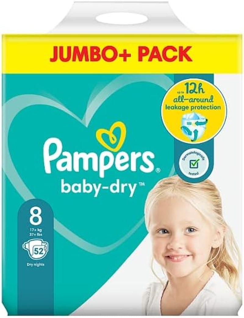 Pieluszki Pampers 81657566 Spodnie Baby-Dry, białe