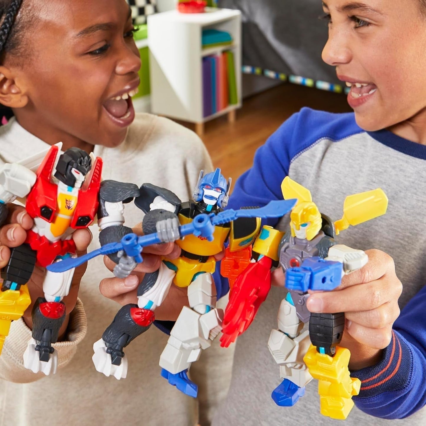 Transformers Mixmashers Optimus Prime Konfigurowalne figurki i akcesoria Deluxe Figurki Naty Shop