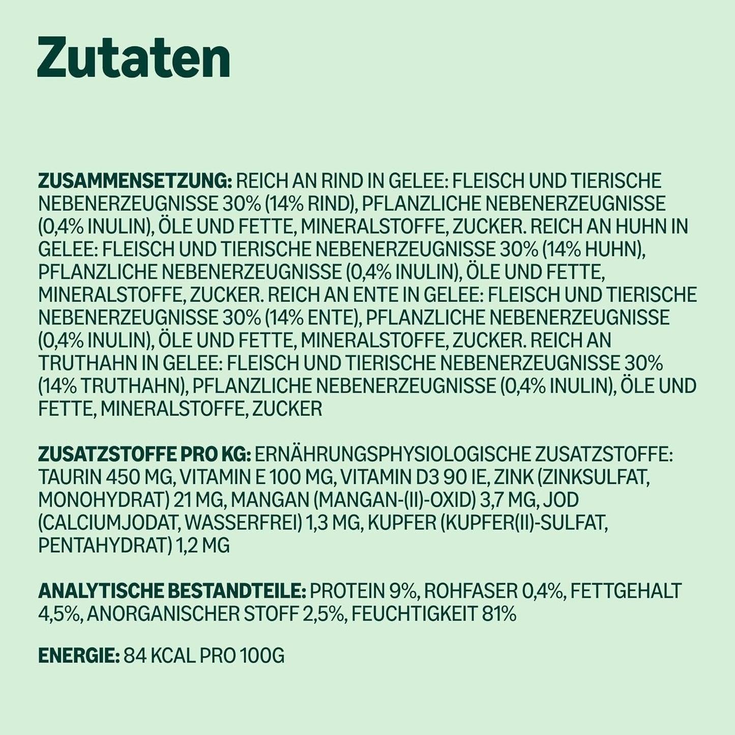 Amazon Grain Free Mokra karma dla kotów dorosłych dla dorosłych kotów Wybór mięsa w galaretce 4,76 kg 56 opakowań po 85 g (dawniej dożywotnia)