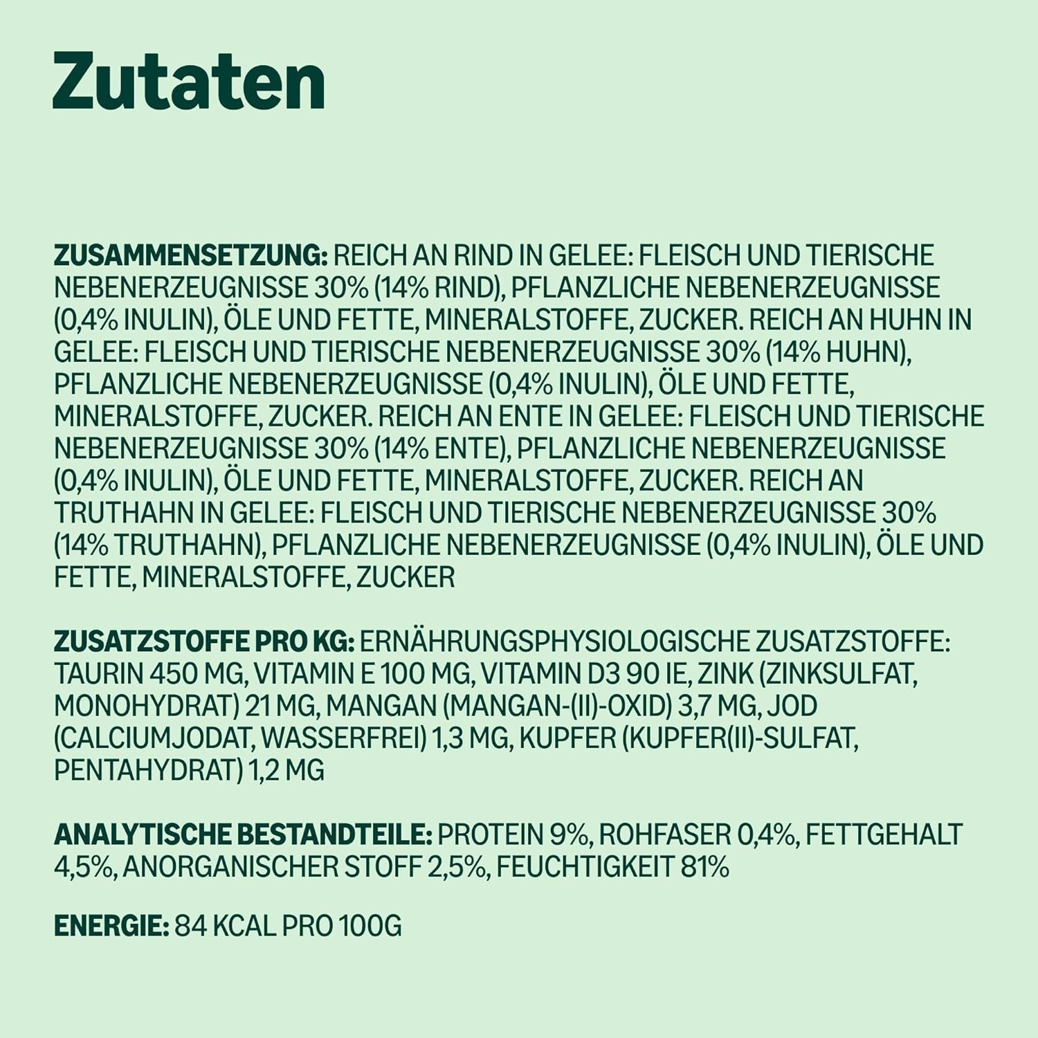 Amazon Grain Free Mokra karma dla kotów dorosłych dla dorosłych kotów Wybór mięsa w galaretce 4,76 kg 56 opakowań po 85 g (dawniej dożywotnia)