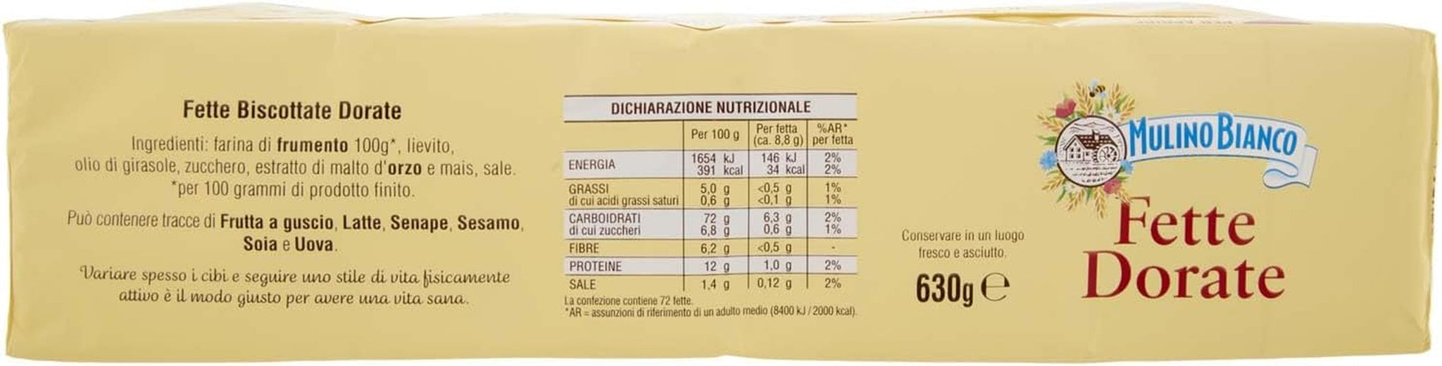 , Tłusty Biscotta Golden - 630 gr