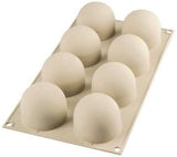 Silikomart, Forma do ciast silikonowych Tartufo, 8 pojedynczych otworów, Ø 62 H 52 mm Kuchnia Naty Shop