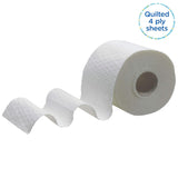 Rolki papieru toaletowego Kleenex Premium 8484, papier toaletowy 24 rolki x 160 dmuchanych arkuszy, 4-warstwowy papier toaletowy, 100% czystego włókna, wysokiej jakości, odporny na rozdarcie i miękki (2 opakowania)