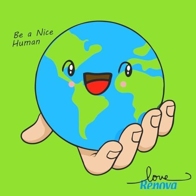 Papier toaletowy Renova Eco Love & Action, 4 sztuki