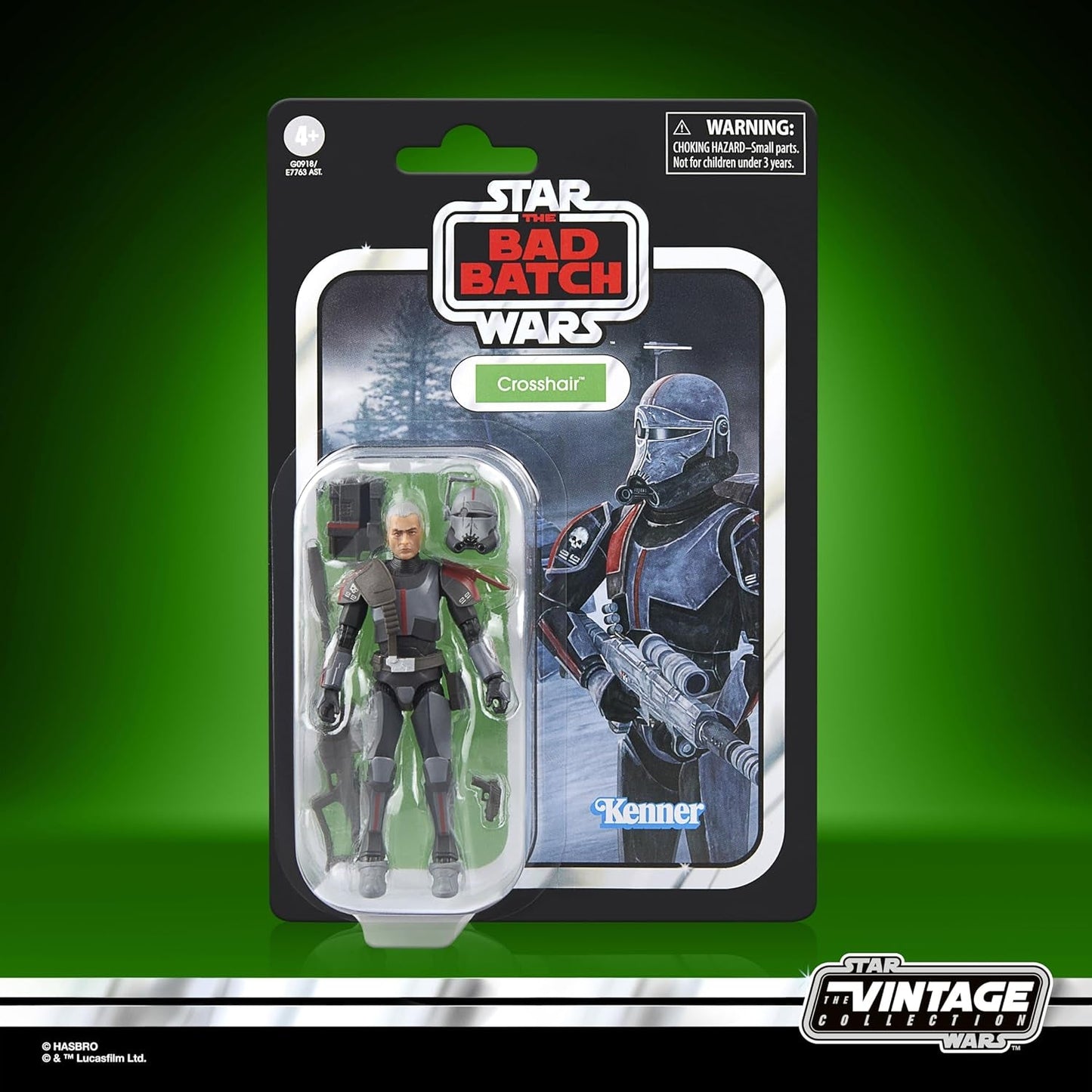 Kolekcja Star Wars Vintage Crosshair, Star Wars: Bad Batch Figurka do kolekcjonowania (9,5 cm) Figurki Naty Shop