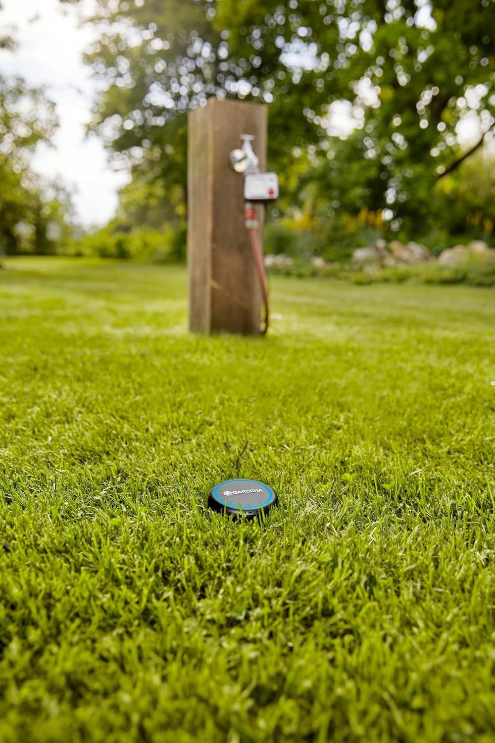 Przedłużacz Gardena (10 m) do czujnika deszczu i czujnika wilgotności gleby, kabel połączeniowy z systemem Easy Click, z możliwością przedłużenia do 105 m, do użytku naziemnego i podziemnego (01868-20)