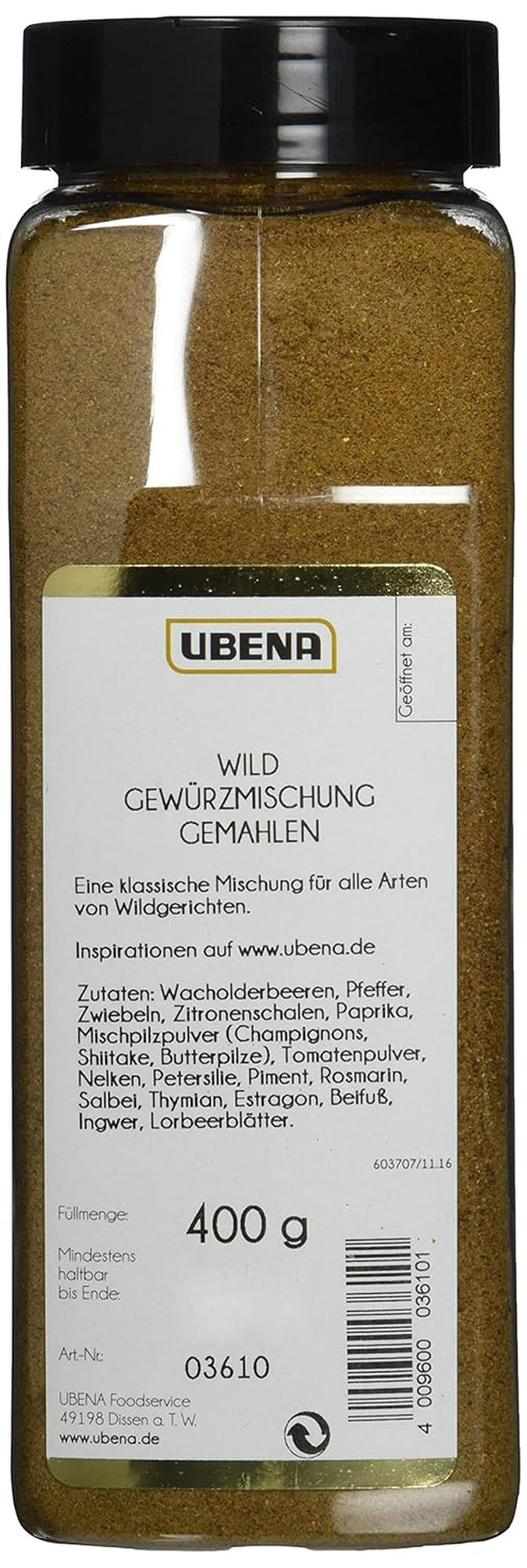 Dziki Gewürz 400 g, opakowanie 1er (1x 0,4 kg)