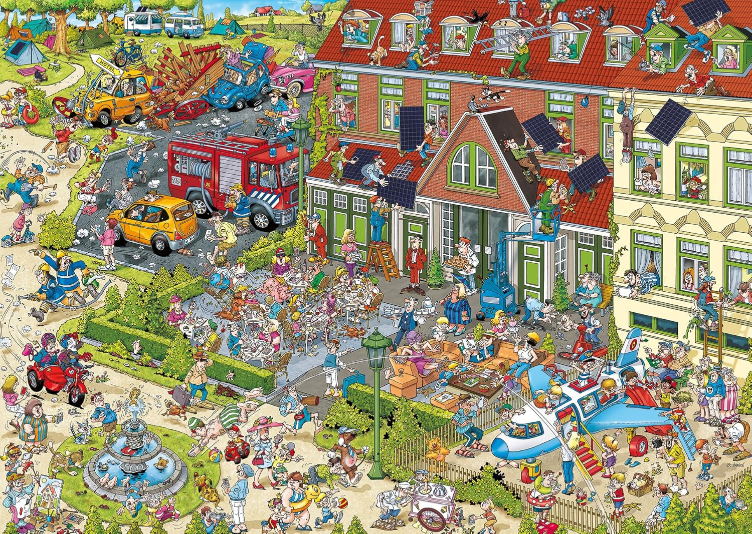 Ravensburger Puzzle 12000723 - Hotel - puzzle 1000 elementów dla dorosłych i dzieci od 14 lat, Puzzle Naty Shop New Design