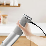 Tefal Quickchef+ 3-w-1 XL Stabmixer/Zerkleinerer/Schneebesen, 1000 W, Intuicyjny Geschwindigkeitsregelung, Turbo-Taste, Powelix-Messer-Technologie, Edelstahl, Grau, HB67MB30 Kitchen Naty Shop