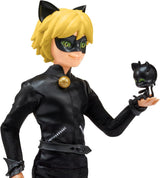 BANDAI - Cudowna Biedronka - Lalka Manekin 26 cm - Motan Noir - Oficjalnie licencjonowany Miraculous - Przegubowa lalka Motan Noir - Zabawka dla dzieci w wieku od 4 lat - P50002