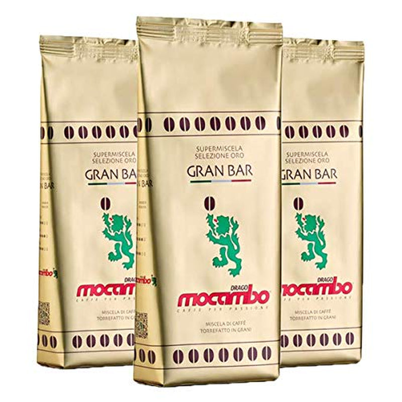 3 x Mocambo Gran Bar Selezione Oro, 250 g fasoli