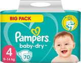 Pampers (stara wersja), majtki, rozmiar 4, 9kg-15kg, trzy opakowania (1 x 88 pieluszek)